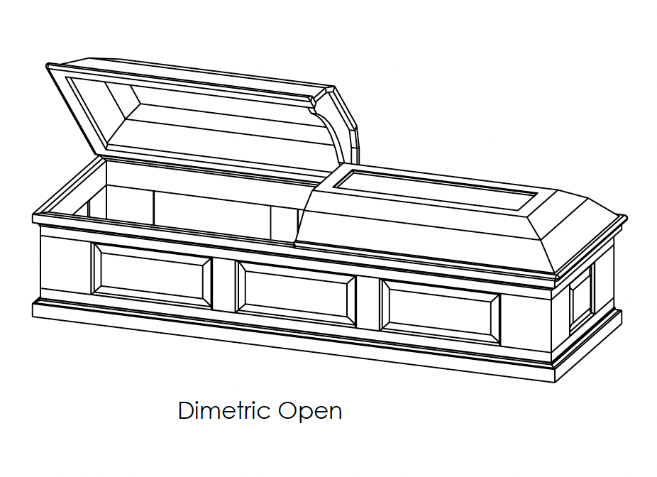 Casket Plans, Craftsman Panel Casket Casket Builder Supply