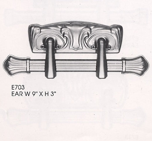 Steel Extension Casket Handle, EAR, Crown Royale