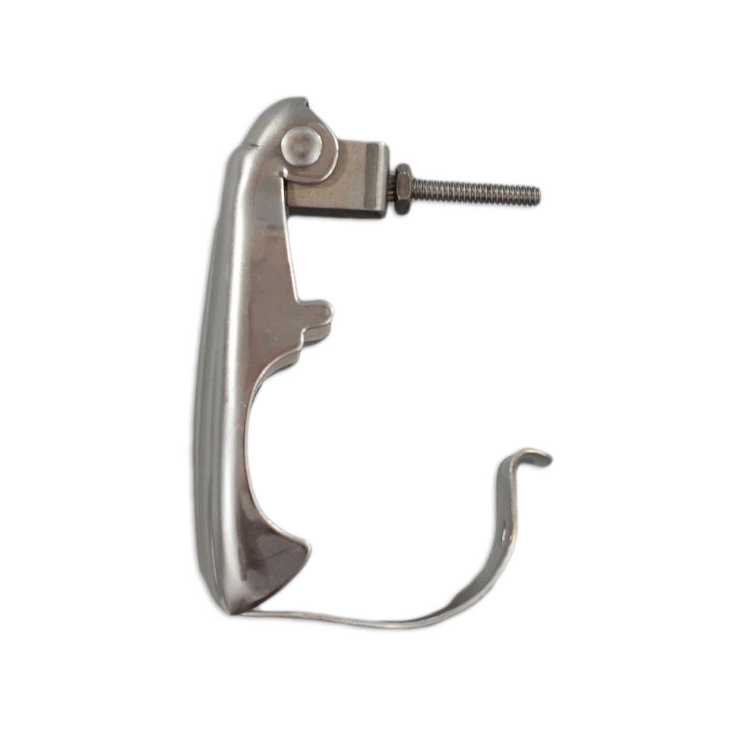 Bolt-Thru Swing Bar Casket Handles, 1x1-3/8 Oval, Raw Steel