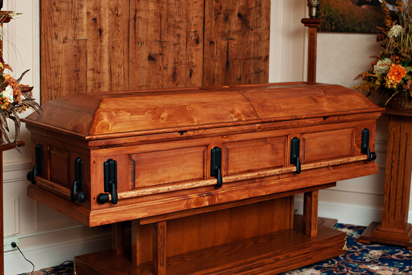 Art Deco Adapter Style Swing Bar Casket Handle
