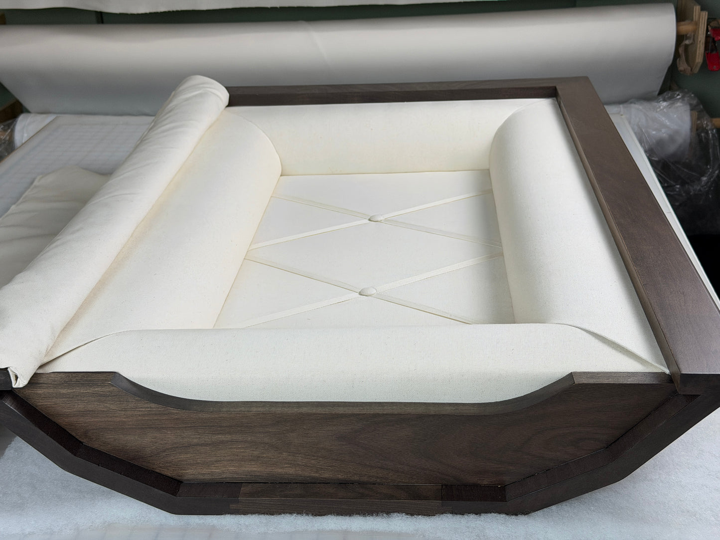 Casket Lid Liner, Tailored for the Craftsman Panel and American Heritage Styles