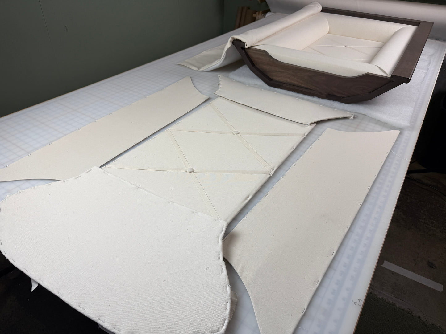 Casket Lid Liner, Tailored for the Craftsman Panel and American Heritage Styles