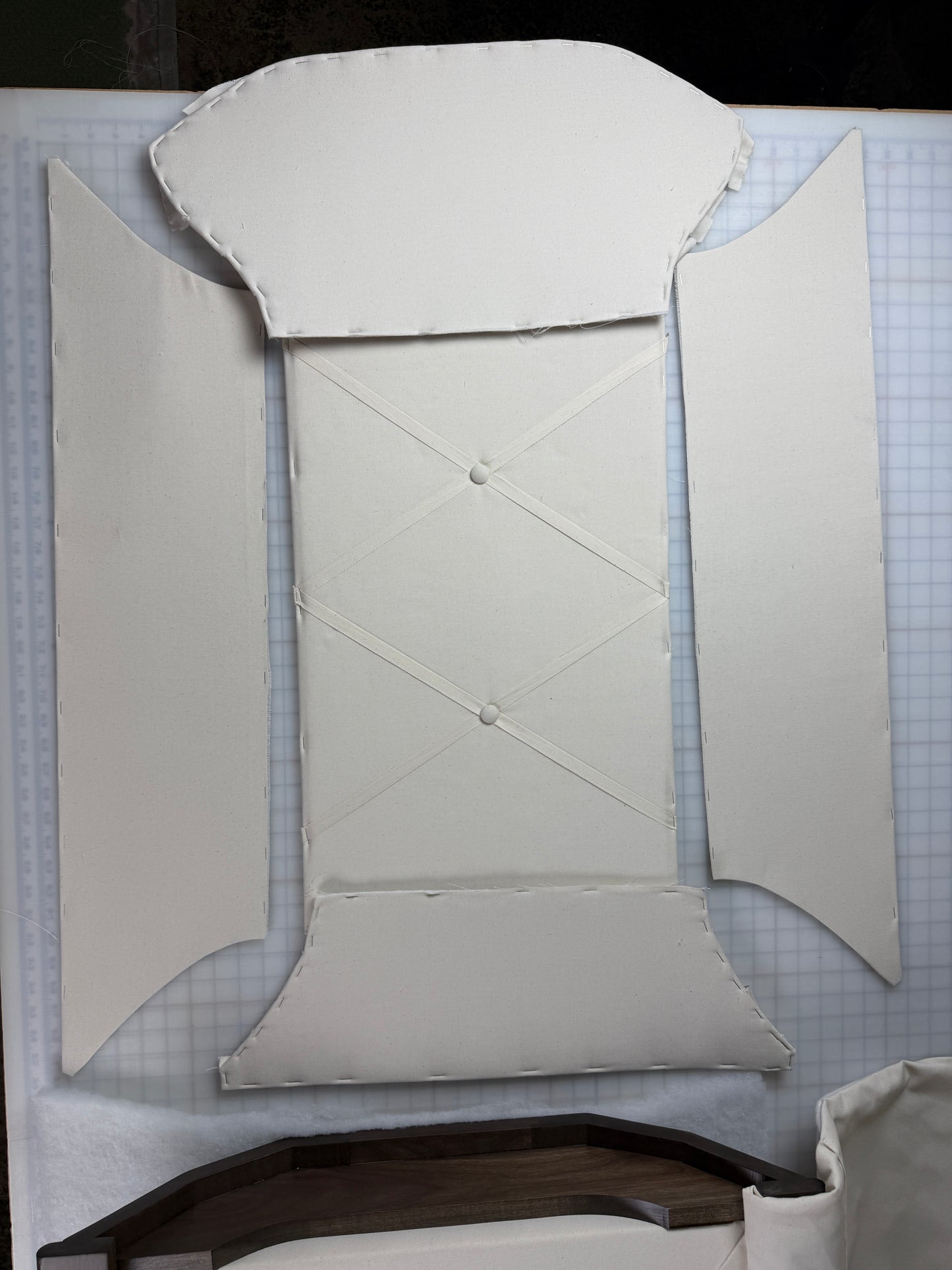 Casket Lid Liner, Tailored for the Craftsman Panel and American Heritage Styles