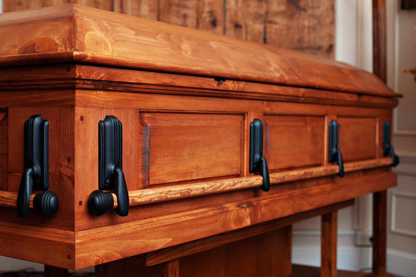 Casket Drawings, Craftsman Panel Casket