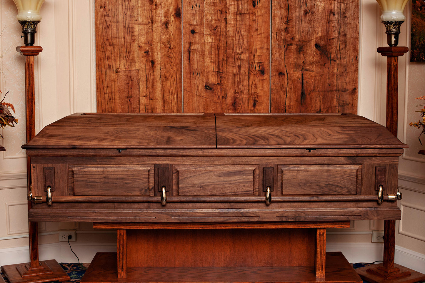 Casket Drawings, Craftsman Panel Casket