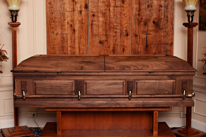 Casket Drawings, Craftsman Panel Casket