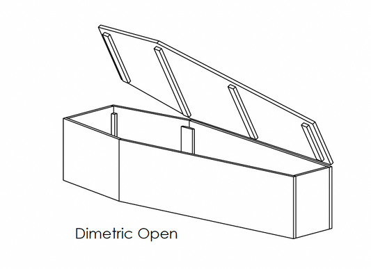 Coffin Drawings, Toe Pincher Coffin
