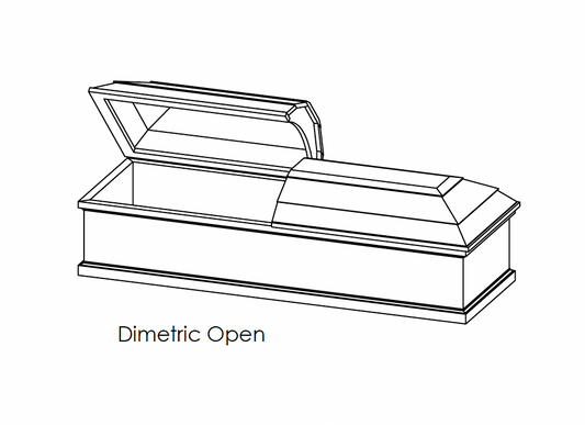 Casket Drawings, American Heritage Casket