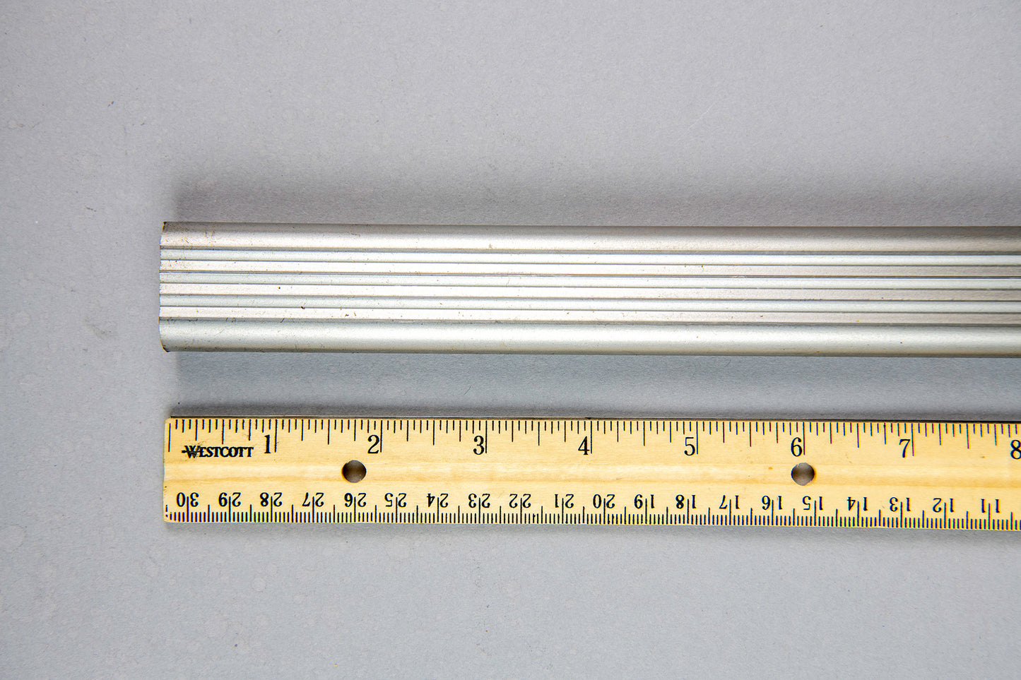 Casket Handles, Bar Stock Tubing, Triple Groove Oval, 5/8 x 1-1/4