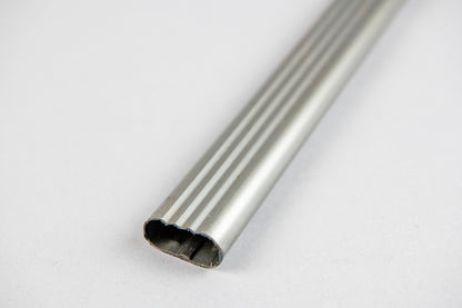 Casket Handles, Bar Stock Tubing, Triple Groove Oval, 5/8 x 1-1/4