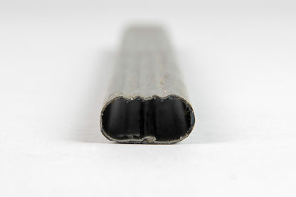 Casket Handles, Bar Stock Tubing, Triple Groove Oval, 5/8 x 1-1/4