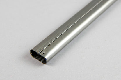 Casket Handles, Bar Stock Tubing, Triple Groove Oval, 5/8 x 1-1/4