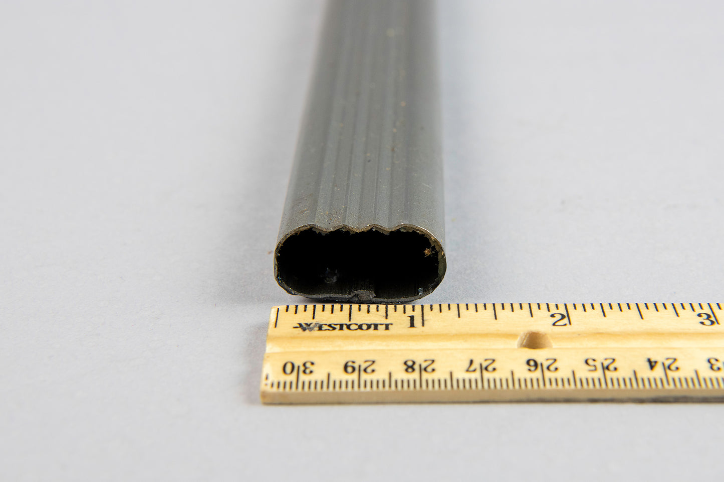 Casket Handles, Bar Stock Tubing, Triple Groove Oval, 5/8 x 1-1/4