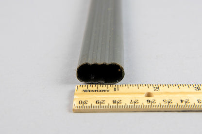 Casket Handles, Bar Stock Tubing, Triple Groove Oval, 5/8 x 1-1/4