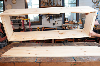 Casket Drawings, Plain Pine Box