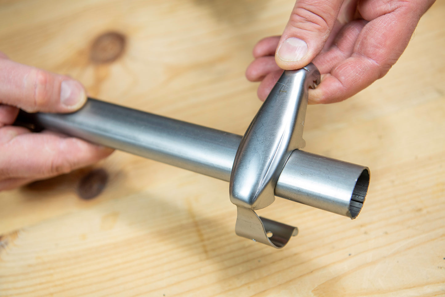Casket Handles, Bar Stock Tubing, Smooth Oval, 1 x 1-1/4