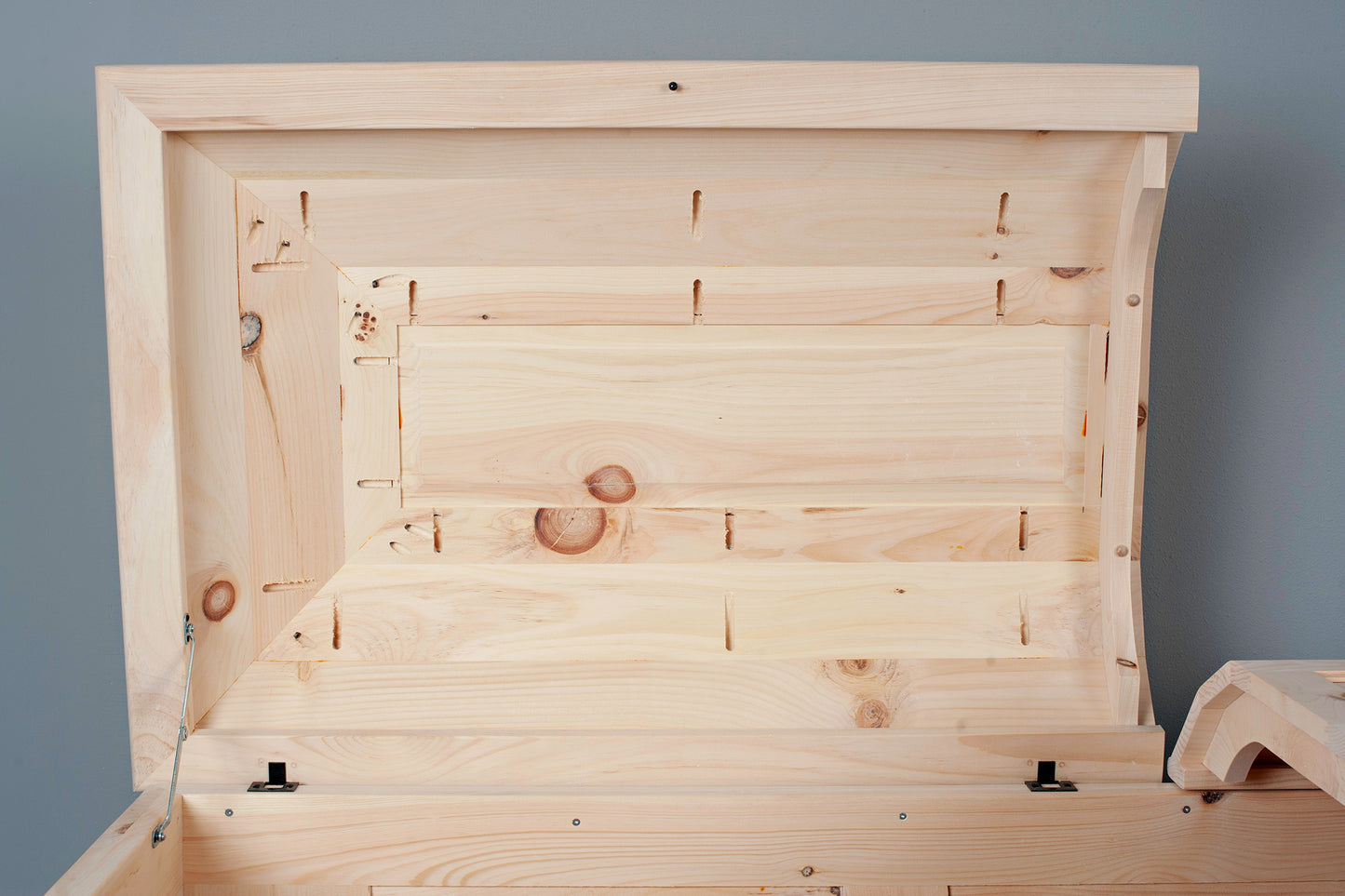 Casket Drawings, Craftsman Panel Casket