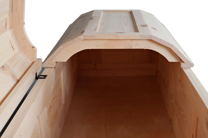 Casket Drawings, Craftsman Panel Casket