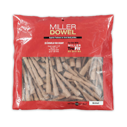 2X Miller Dowels, Wooden Dowels