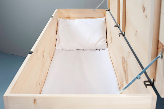 Casket Mattress and Pillow Set, Universal Fit