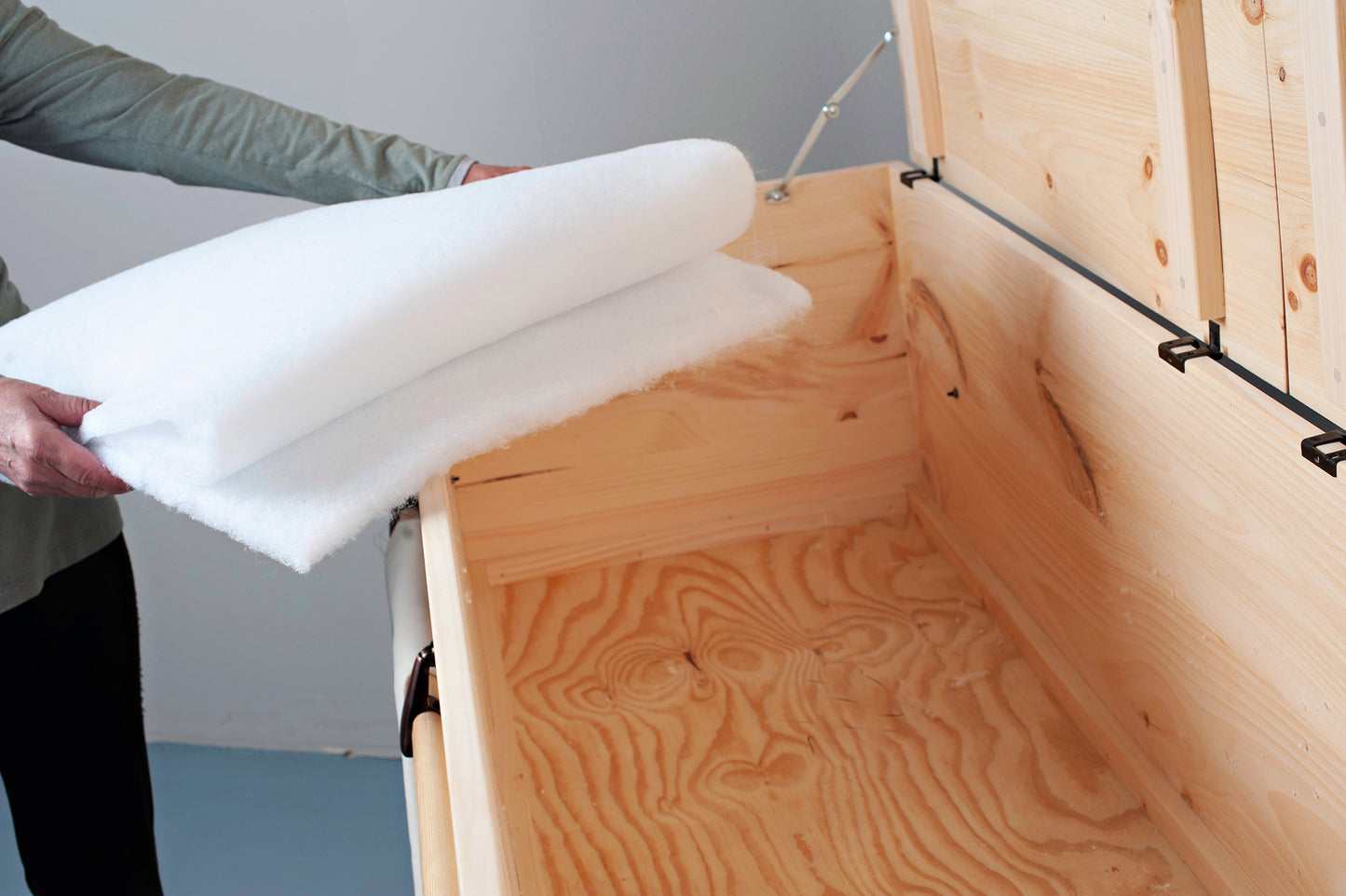 Casket Mattress and Pillow Set, Universal Fit