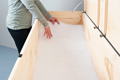 Casket Mattress and Pillow Set, Universal Fit