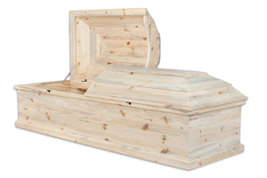 Casket Shell, Unfinished Pine, Solid Wood
