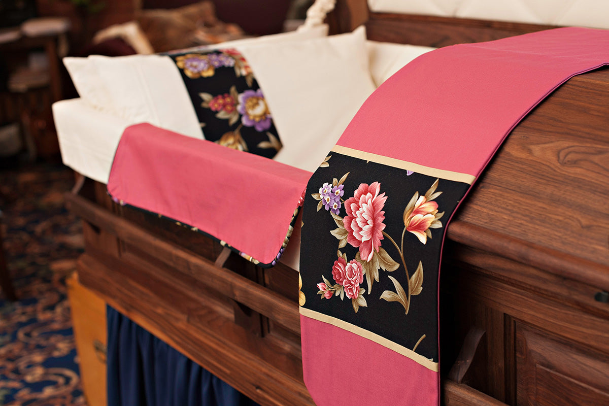 Casket Overlay Accessory Set - Nature and Floral